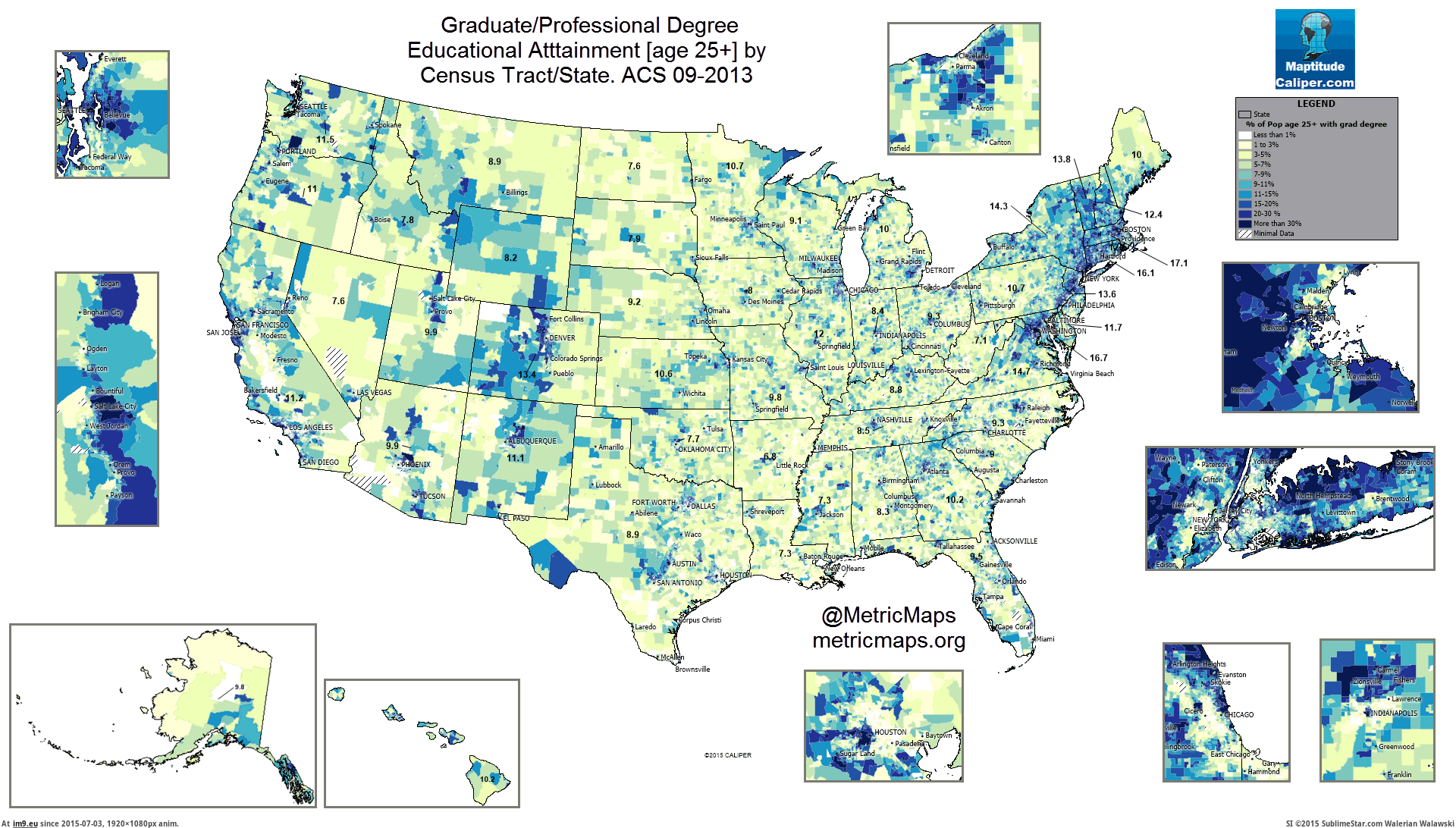 1920px x 1092px - GIF #State #Population #Professional #Tract #Graduate #Degree #Census,  844550B â€“ My r/MAPS favs
