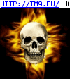 Fireskull (in Evil, dark GIF's - avatars and horrors)