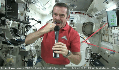 [Funny] Things Chris Hadfield showed us about Space 2 (in My r/FUNNY favs)