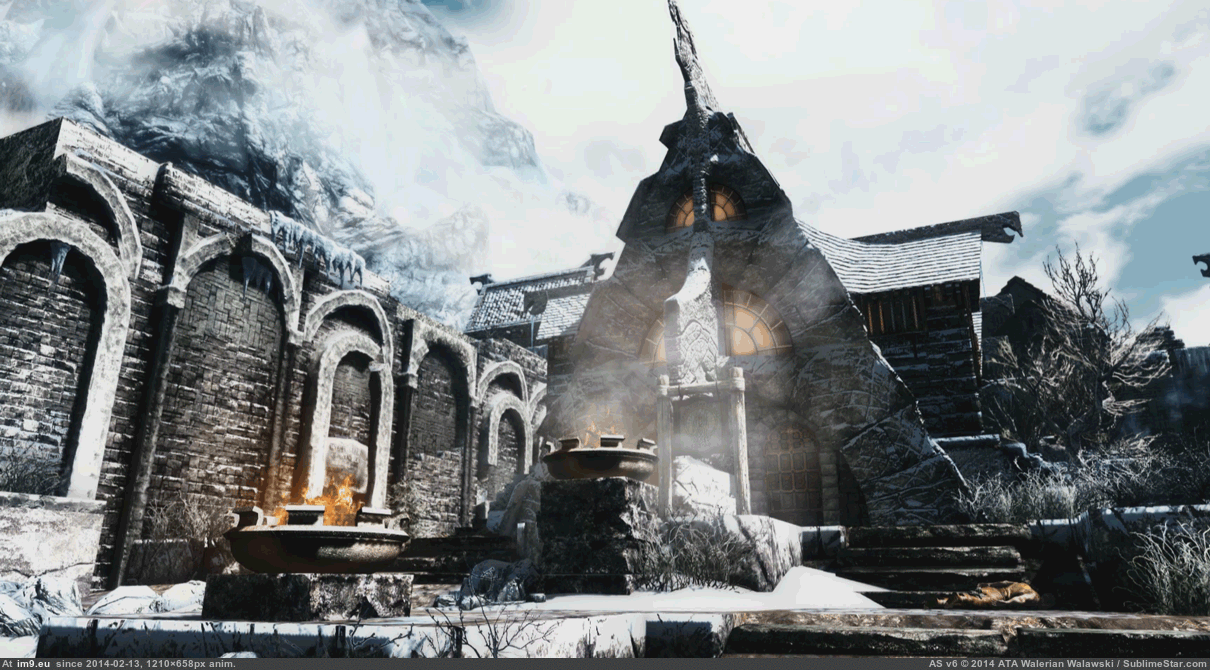 [Gaming] Greetings from Windhelm [OC] [skyrim] (in My r/GAMING favs)