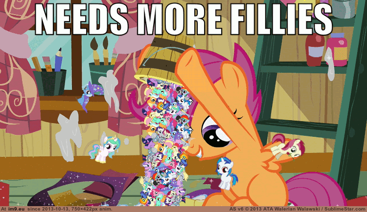 Needs More Fillies (My Little Pony Animation) (in Rehost)