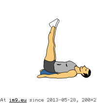 Pilates Scissors With Sissel Sitfit (animated) (in Core exercises animations)