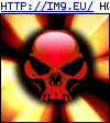 Red Skull (in Evil, dark GIF's - avatars and horrors)