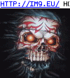 Skull Red Eyes (in Evil, dark GIF's - avatars and horrors)